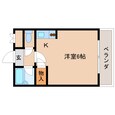 近鉄天理線 天理駅 4階建 築37年の間取図