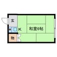 近鉄天理線 天理駅 2階建 築34年の間取図