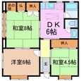 ホワイトハイツの間取図