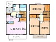 リビングタウン岩崎台 A棟・B棟の間取図