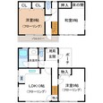 藤代貸家の間取図