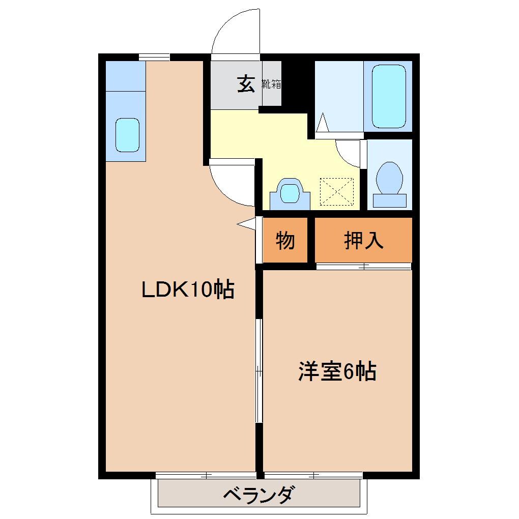 ベルハウスの間取り図