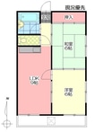 春日コーポ（別府）の間取図