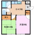 白子ポートハイツの間取図