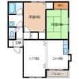 クレストタウンズＢの間取図