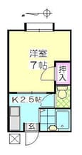 ディアコートBの間取図