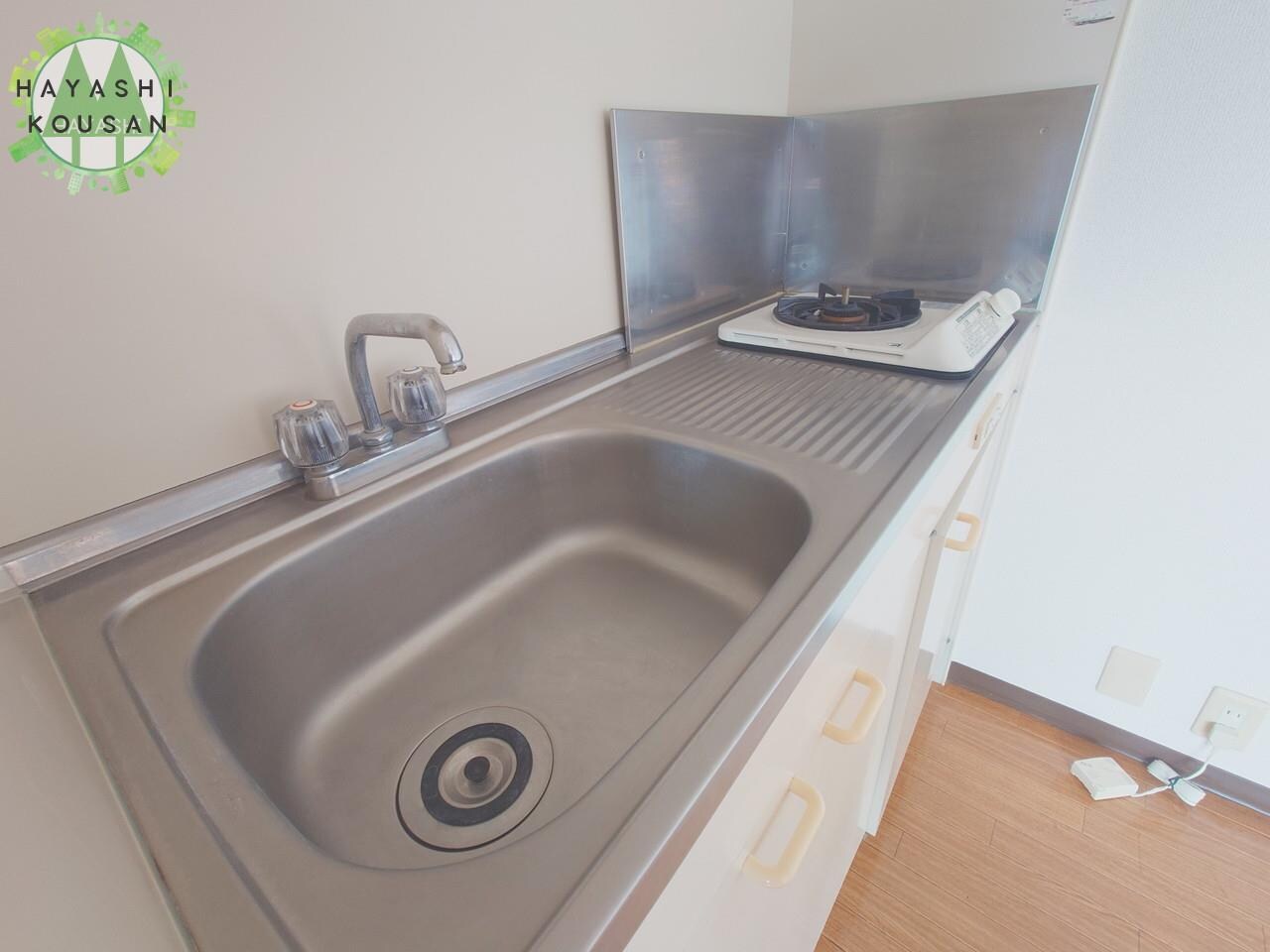 物件内観写真13　(キッチンシンク（一口ガスコンロ付）)