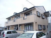 東北本線 須賀川駅 2階建 築35年の外観写真