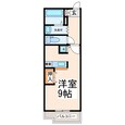 Niceマンション九品寺の間取図
