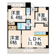 香梅マンション菅の間取図