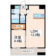 LIBTH水前寺の間取図