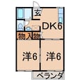 ノースセントラルハイツＢの間取図