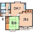 ベルエポックAの間取図