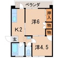 堀川マンション　Ａ棟の間取図