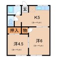 コーポワタナベの間取図