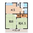 コーポワタナベの間取図