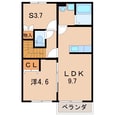 レジデンス東高屋の間取図