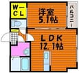 リバーサイドYの間取図