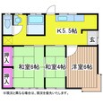 コスモス住宅の間取図
