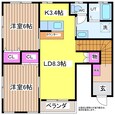 アイビス堀割の間取図