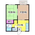 アークヒルズフクモトＮＯ．１の間取図
