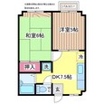 アークヒルズフクモトＮｏ．５の間取図
