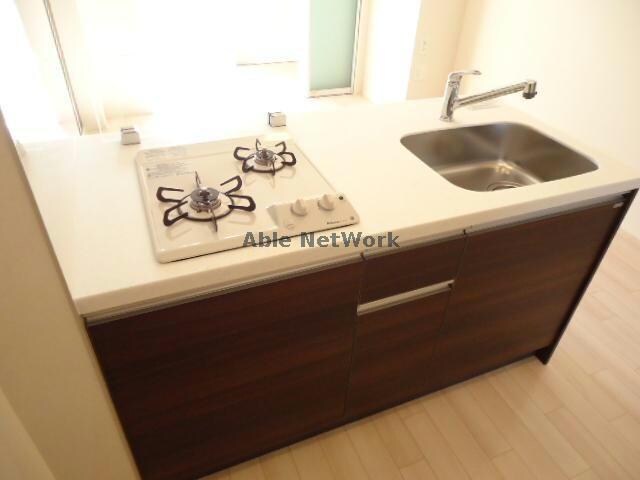 物件内観写真5　(2口コンロ付き（イメージ）)