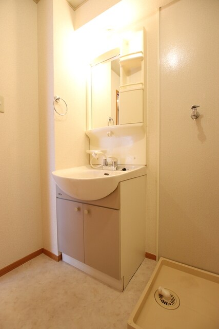 物件内観写真15　(朝の支度も楽なシャワー付洗面化粧台)