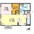63D-room堀川の間取図