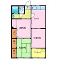 千歳マンションの間取図