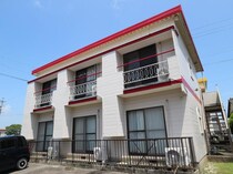 静岡鉄道静岡清水線 新清水駅 2階建 築38年の外観写真