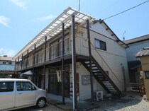 静岡鉄道静岡清水線 新清水駅 2階建 築52年の外観写真