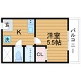 ナンノ第15号館の間取図