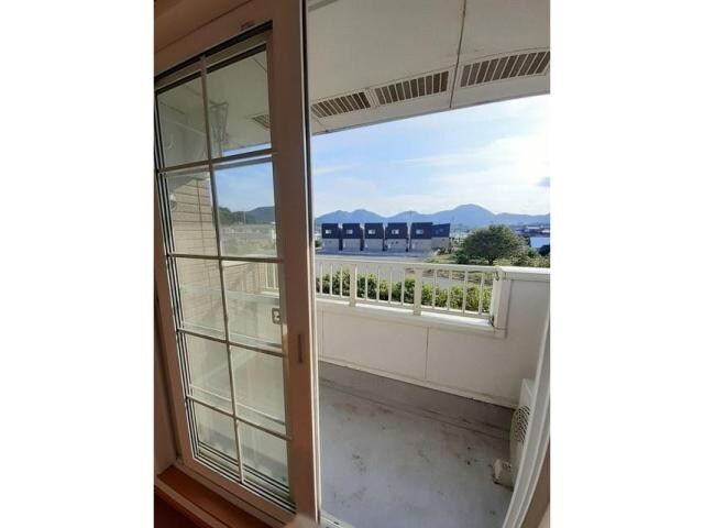 ソレイユⅠのベランダ・バルコニー・庭