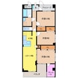 桜井マンション石田浜の間取図