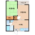辻ニュータウンP2の間取図