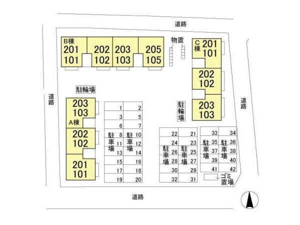 物件内観写真14　(配置図)