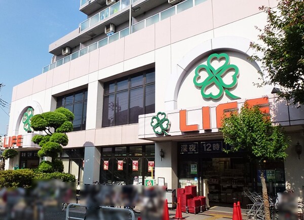 周辺環境(ライフ　武蔵小山店 489m)