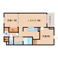 桜井線<万葉まほろば線> 京終駅 5階建 築7年の間取図