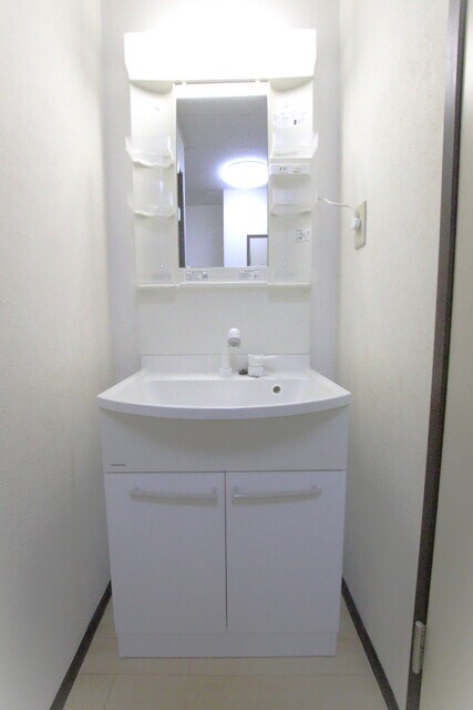 物件内観写真11　(シャワー付き洗面化粧台♪)