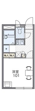 鹿児島本線 崇城大学前駅 2階建 築18年の間取図