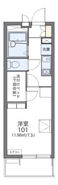 鹿児島本線 玉名駅 3階建 築16年の間取図