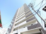 外観　オートロック　屋根付き駐輪場有り