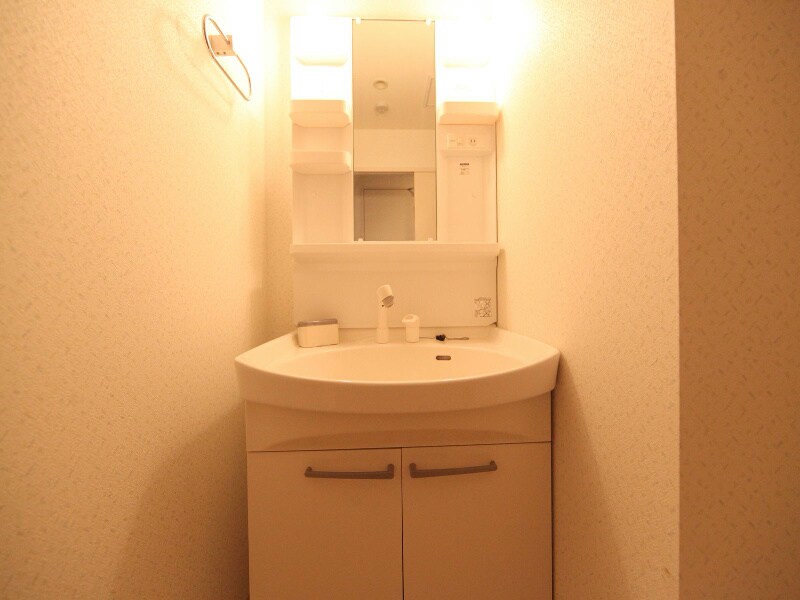 物件内観写真23　(脱衣所　独立洗面台（シャンプードレッサー付）収納スペース有)