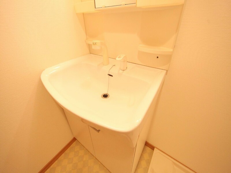 物件内観写真17　(脱衣所　独立洗面台（シャンプードレッサー付）収納スペース有)