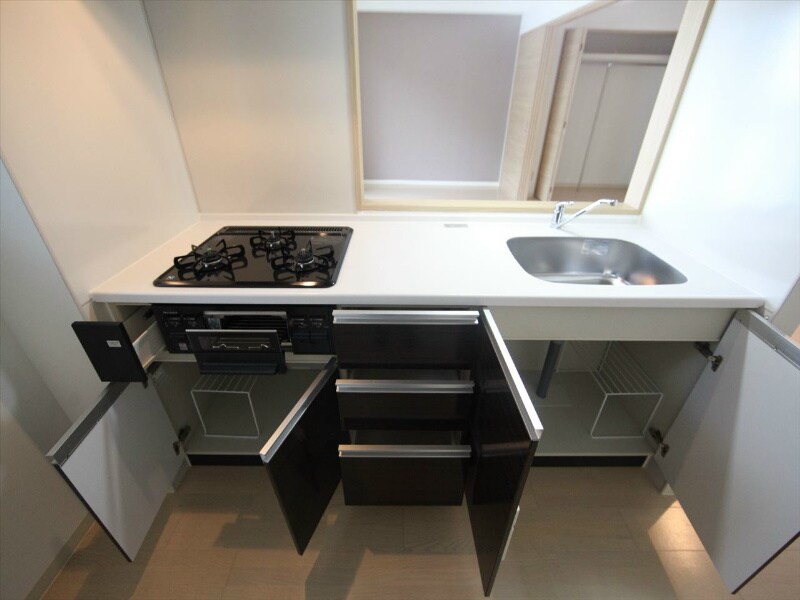 物件内観写真28　(カウンターキッチン（ガス3口コンログリル付）)