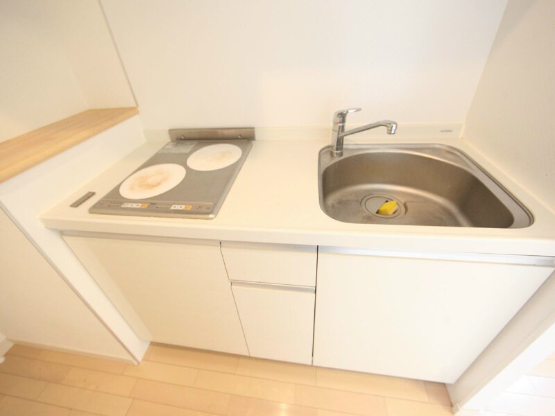 物件内観写真18　(システムキッチン（ＩＨ2口）冷蔵庫レンジ等ご用意できます)