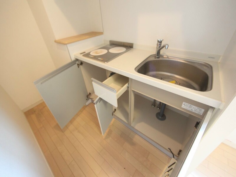 物件内観写真19　(システムキッチン（ＩＨ2口）冷蔵庫レンジ等ご用意できます)