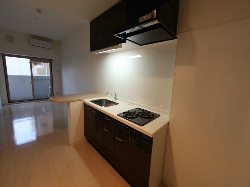 物件内観写真7　(システムキッチン（ガス2口コンログリル付）カウンター付)