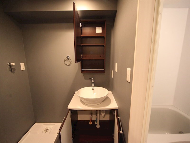 物件内観写真27　(脱衣所　デザイン独立洗面台　収納スペース有)